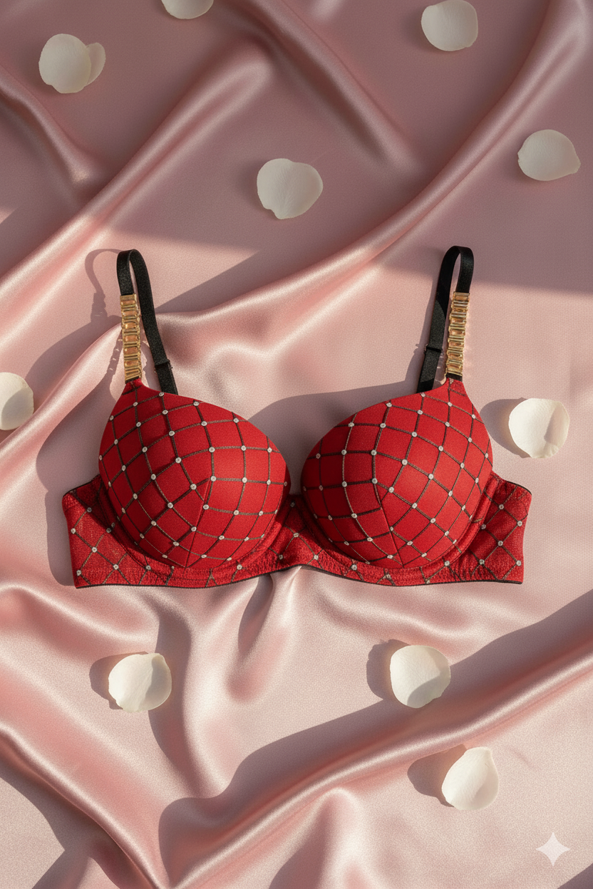 Emerald Allure Padded Underwire Bra