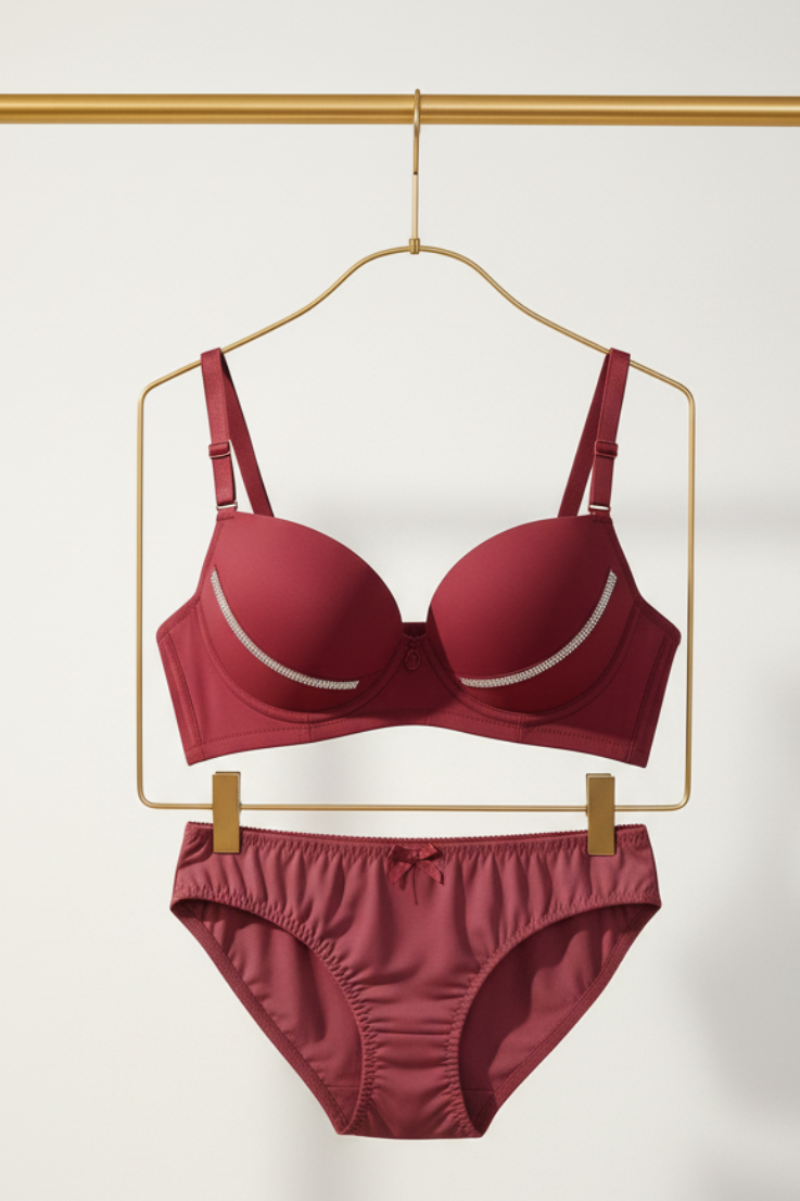 Midnight Sparkle Bra Set